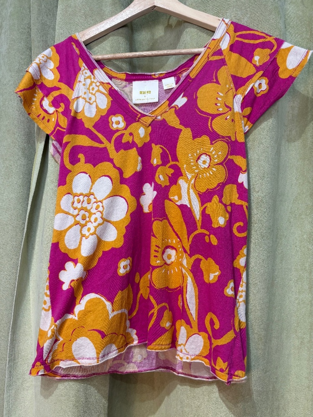 Maeve by Anthropologie! This size medium is organic cotton/Modal blend!
